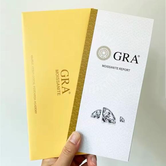 NWOT 1.2 CT Moissanite Clover Necklace 18k rose gold pltd sterling silver 16”18” - Picture 7 of 16